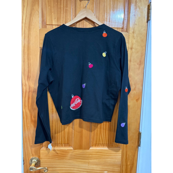 New Michael Simon Coca-Cola Santa Ornament Sweater 1999 Vintage Christmas PM - Picture 5 of 6